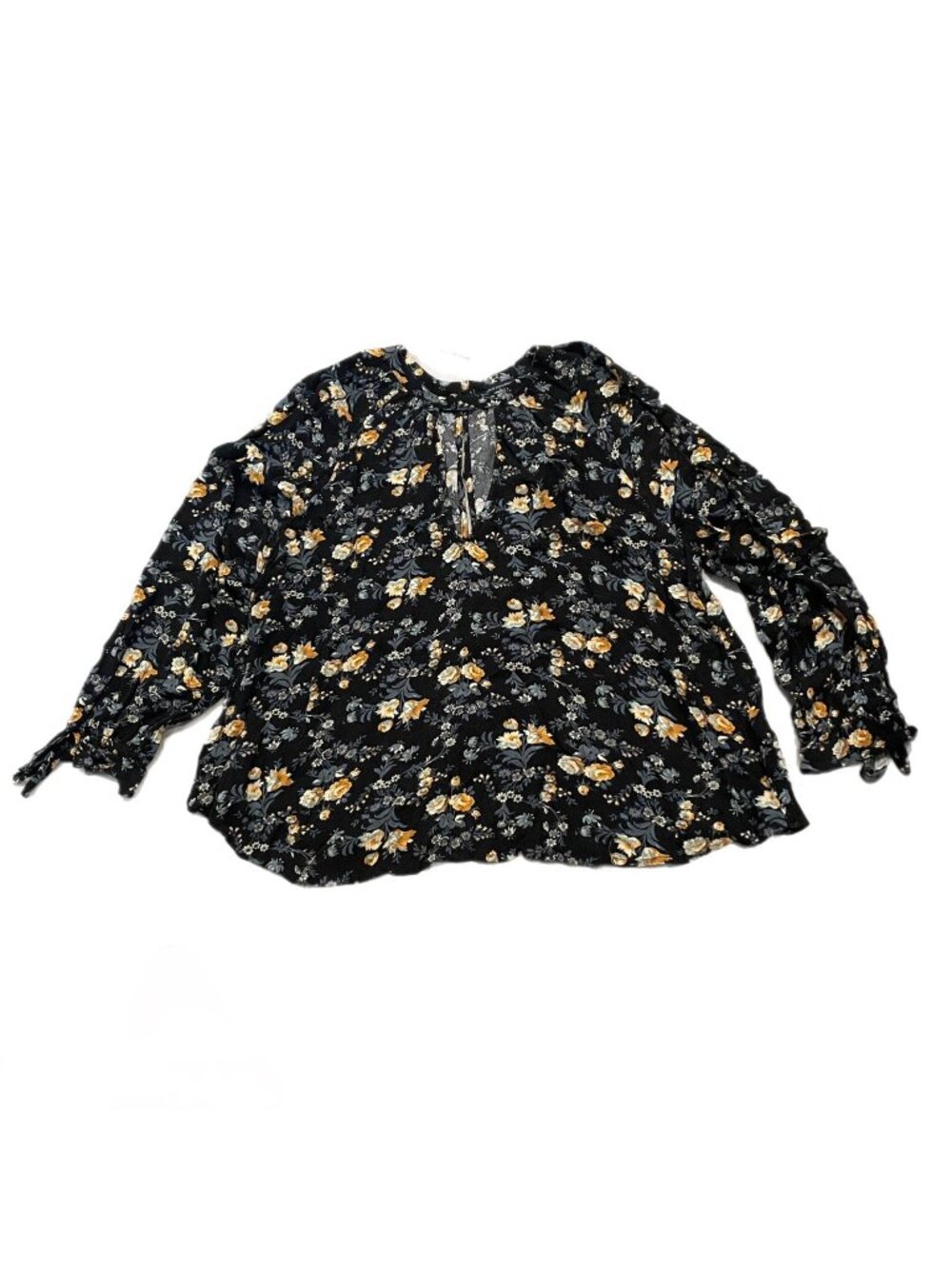 American Eagle floral long sleeve size large